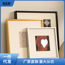 方形相框简约铝合金画框裱框A48K画十字绣营业框厂家定作独立站