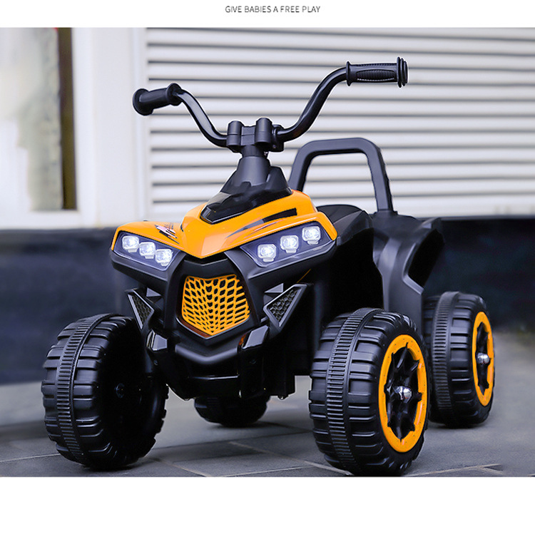 贝多奇儿童电动摩托车1-3岁充电可坐人玩具宝宝四轮沙滩电瓶车