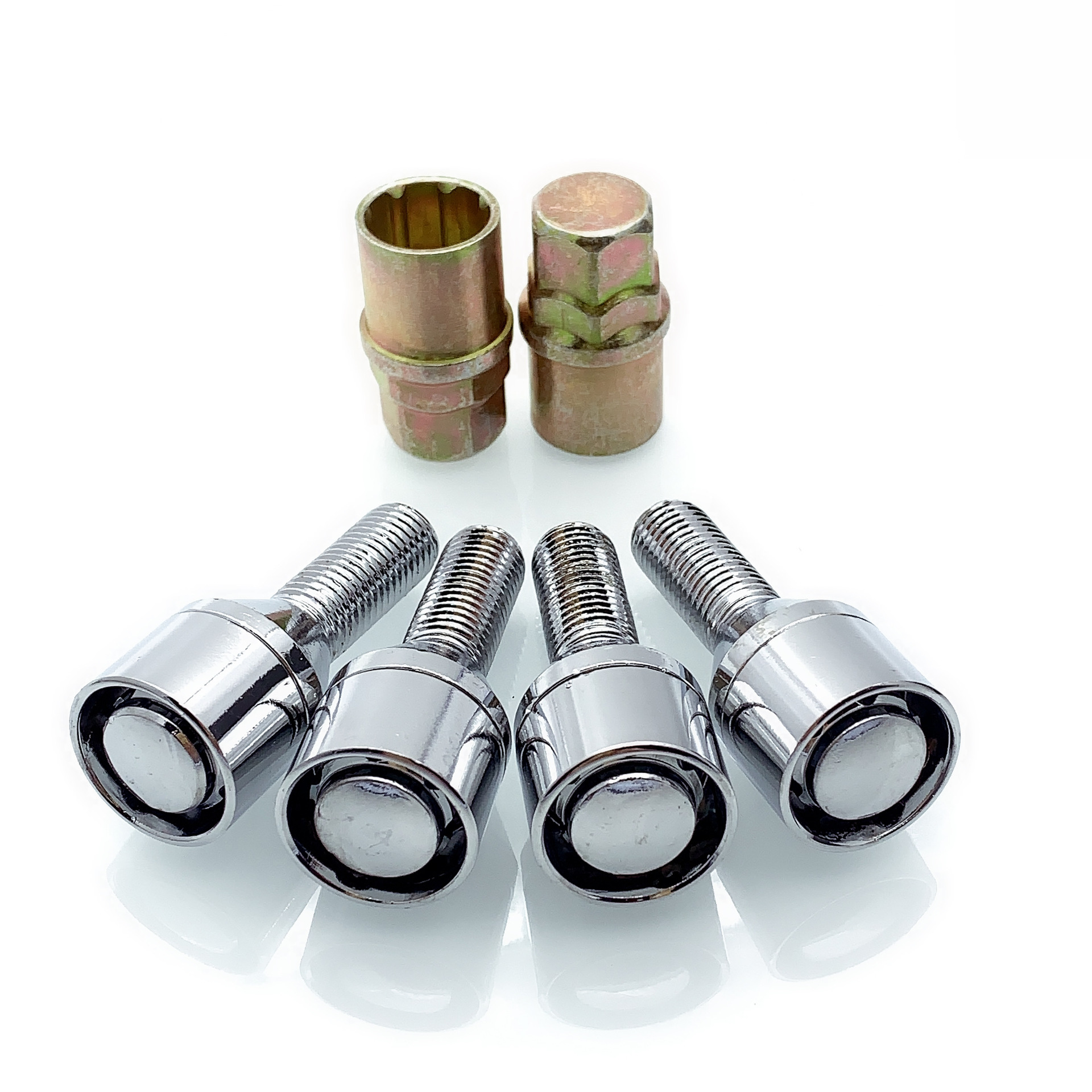 适用于奔驰宝马大众奥迪轮胎轮毂防盗锁螺丝栓帽母内齿加强款