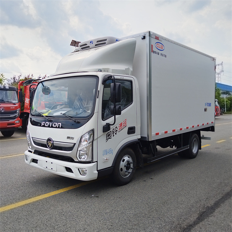 福田奥铃蓝牌冷藏车 4.2米厢式保温车 奥铃冷冻车价格-阿里巴巴