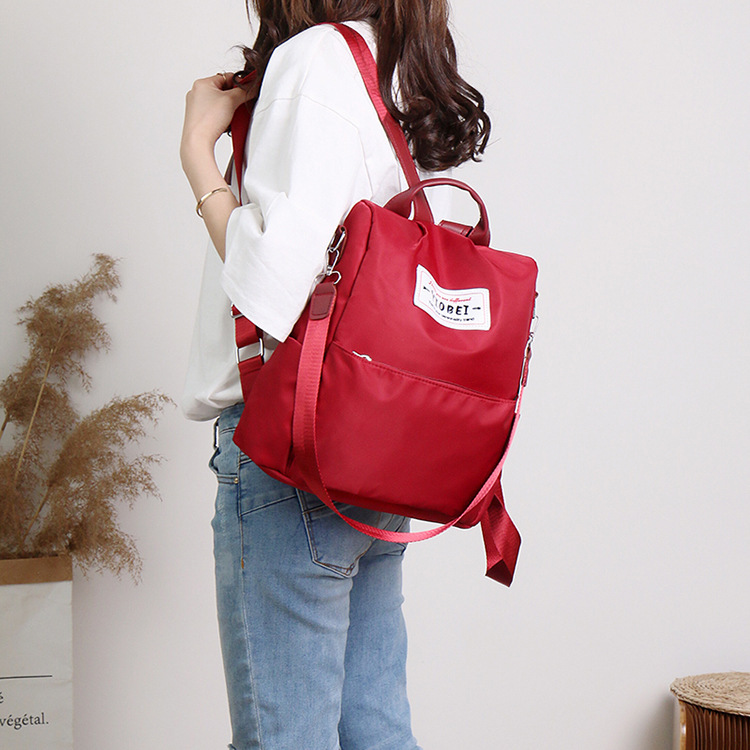 Anti-Theft Oxford Canvas Large-Capacity Backpack Wholesale Simple Travel Backpack Women 2020 New Fashion Bags