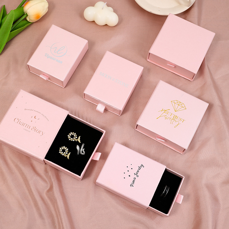 Ornament Drawer Box Rings Ear Studs Necklace Storage Jewelry Box Jewelry Bracelet Gift Box in Stock