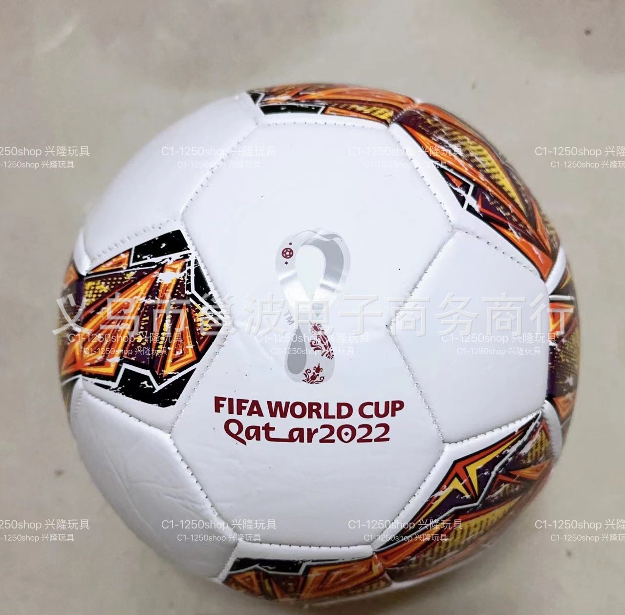 No. 5 Foam Laser Mixed Football Spot Foreign Trade Tail Order World Cup Barcelona Real Madrid