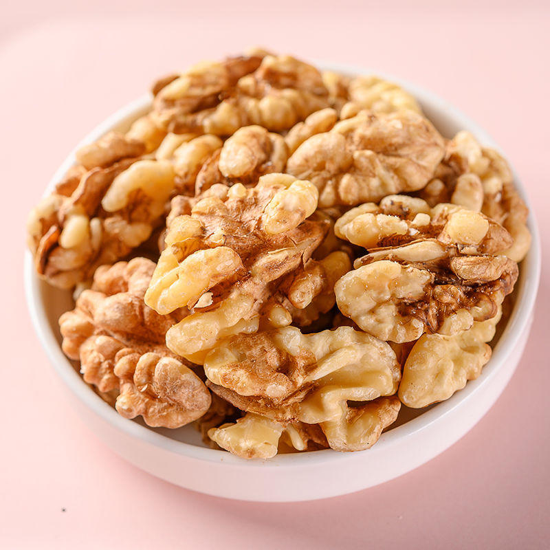 核桃仁纸皮薄壳奶香袋装500g核桃肉孕妇儿童干果250g无壳坚果仁肉