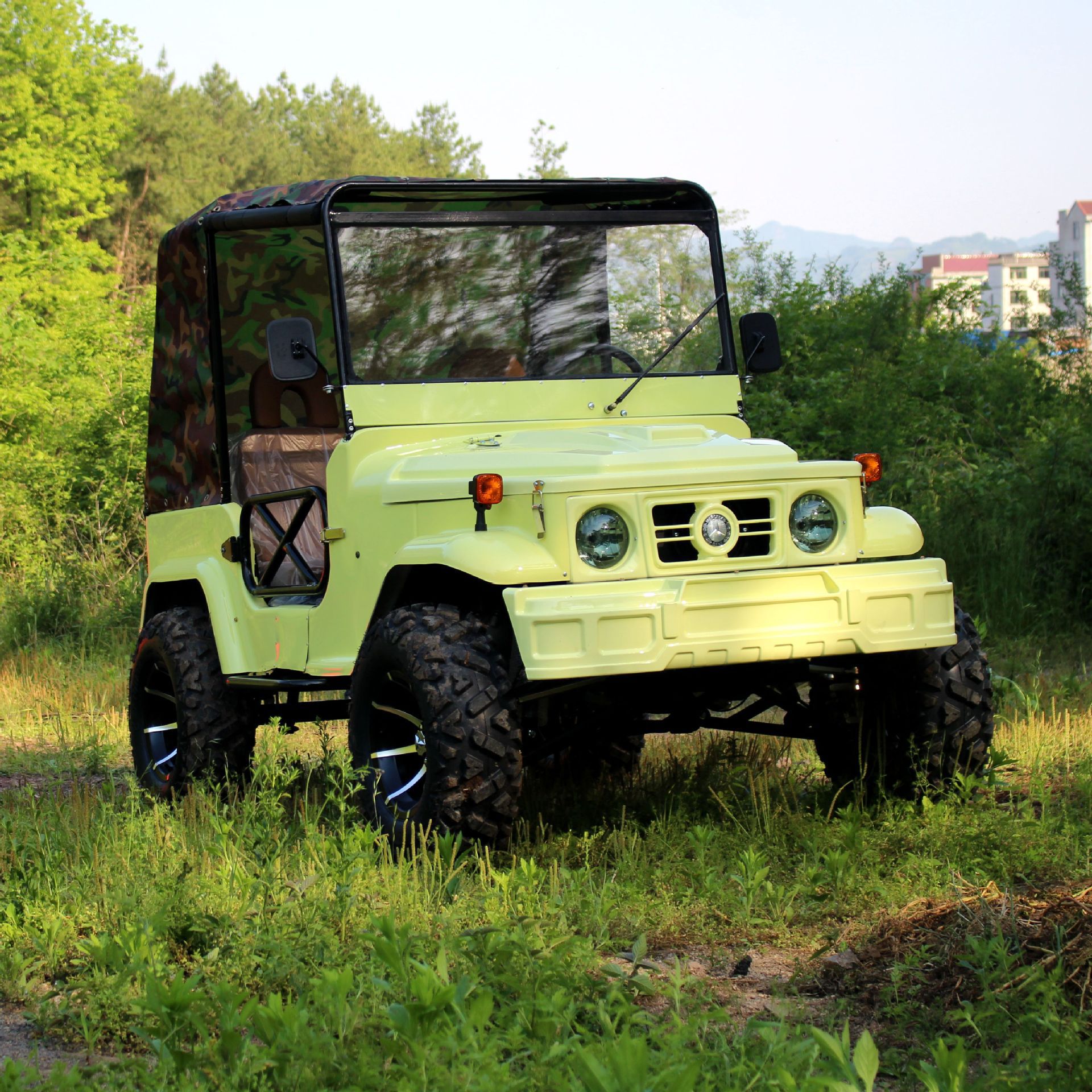 300cc四座沙滩车 无极变速大型四轮越野摩托车 卡丁车 农夫车