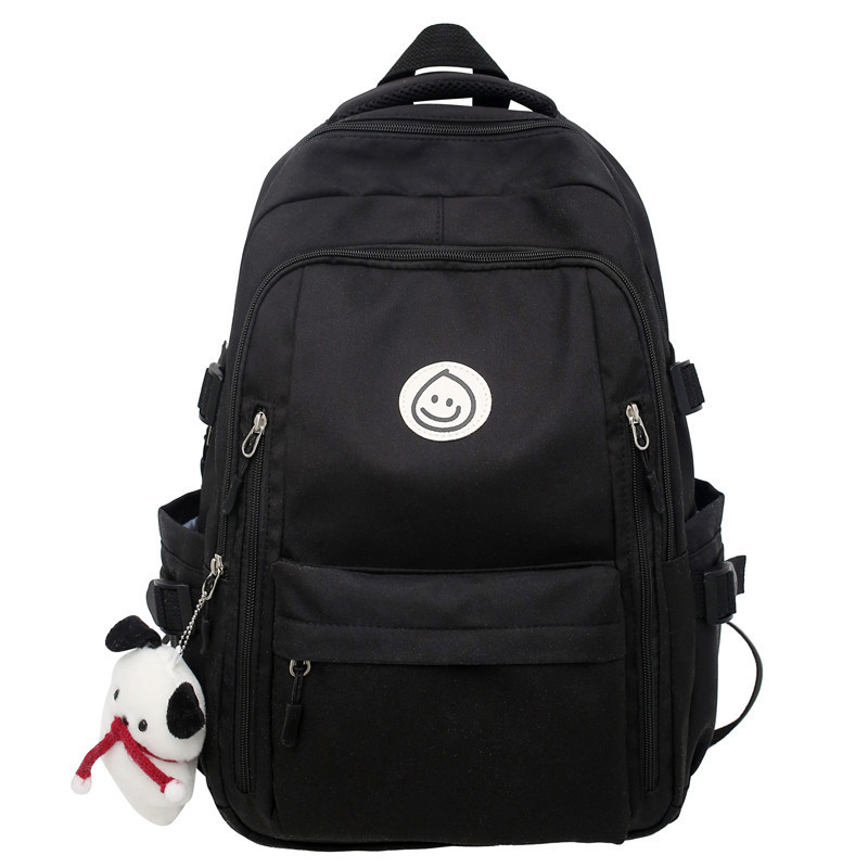 Good-looking Schoolbag Female College Student Junior High School Student Male and Female Computer Backpack Printing Fashion Simple Casual Backpack