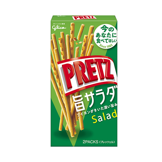 日本进口格力高pretz香烤番茄沙拉超细黄油味百力滋饼干棒