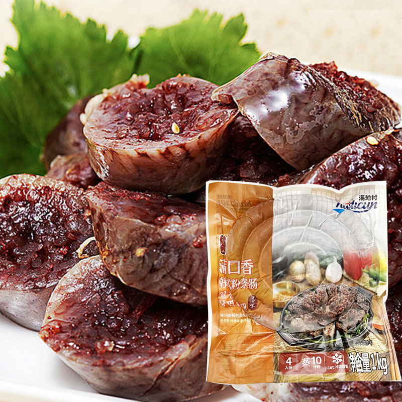 韩式粉条米肠粉肠韩国风味网红血肠即食加热东北特产糯米肠-阿里巴巴
