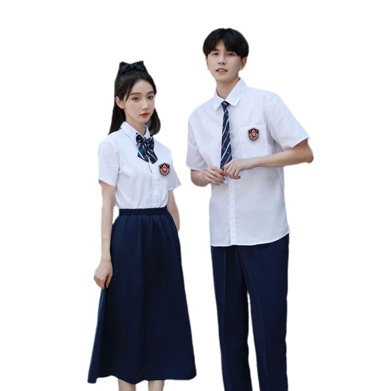 毕业班服套装合唱诗歌朗诵比赛演出服校服英伦学院风高中初中学生