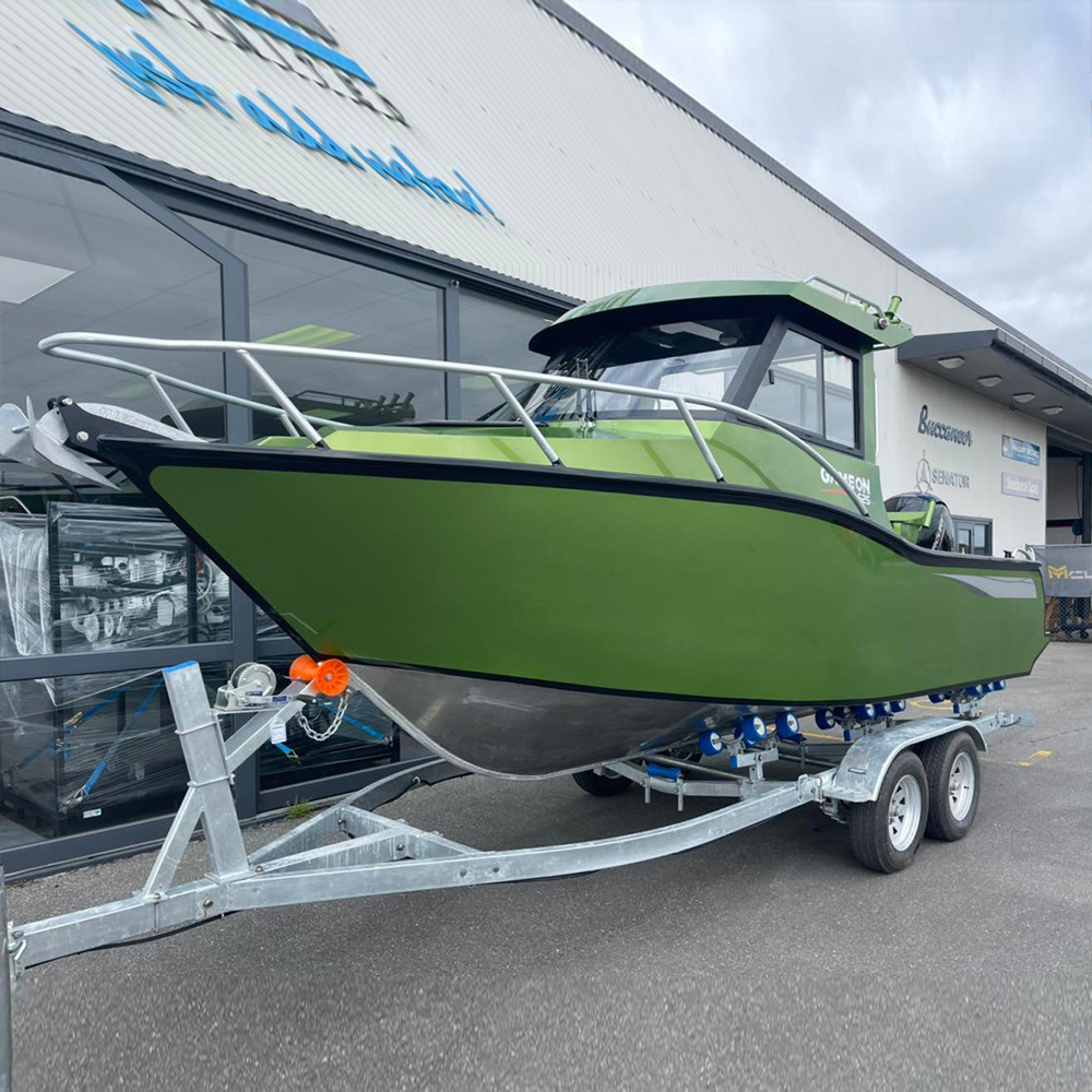 海上铝合金钓鱼船旅游观光游艇定制 小型铝合金快艇冲锋舟-报价