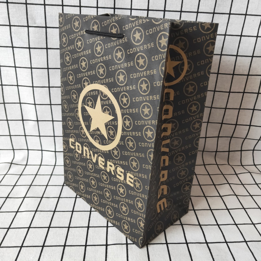 用于现货 匡威 converse 潮牌 大小牛皮纸袋手提袋鞋盒服装礼品购