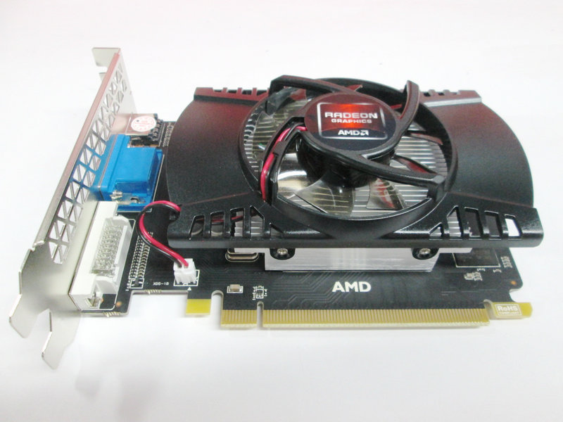 全新amd显卡hd76704gd5台式机显卡