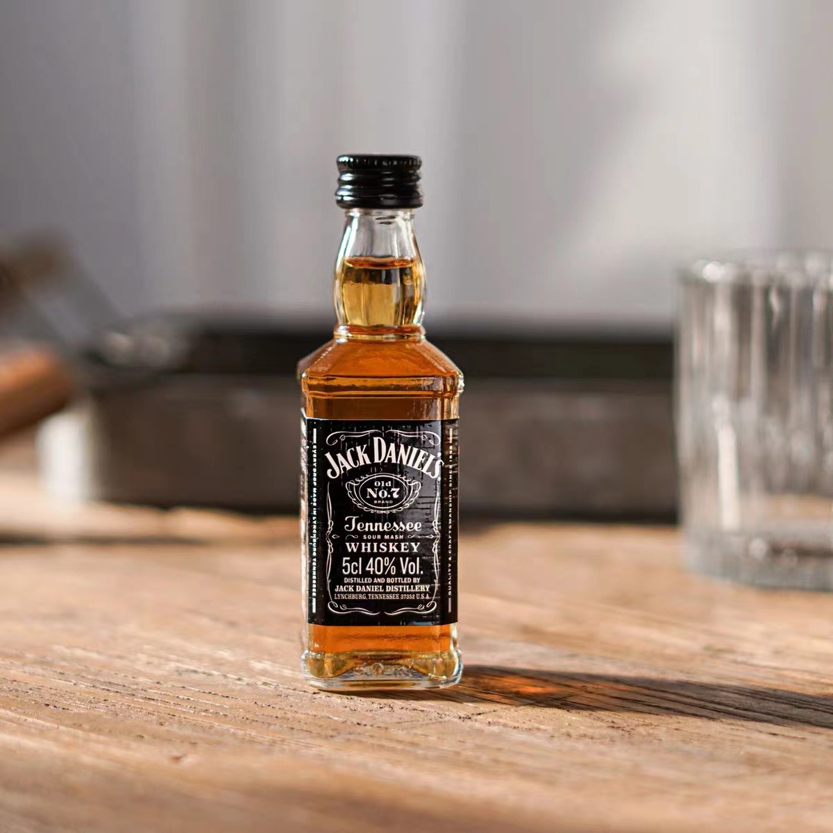 现货洋酒 杰克丹尼威士忌jack daniels 50毫升玻璃瓶