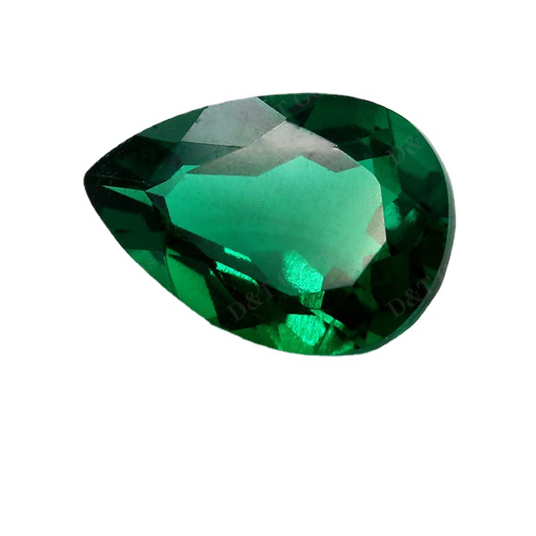 圆形赞比亚培育祖母绿裸石厂家批发可定制形状尺寸俄罗斯绿宝石065