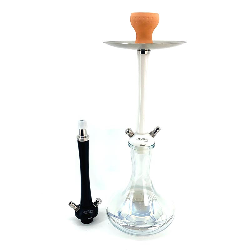 跨境电商阿拉伯水烟铝合金水烟壶套装 大号单管造型hookah shisha