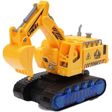 新款儿童挖掘机玩具车男孩挖机电动挖土机宝宝玩具工程车小孩
