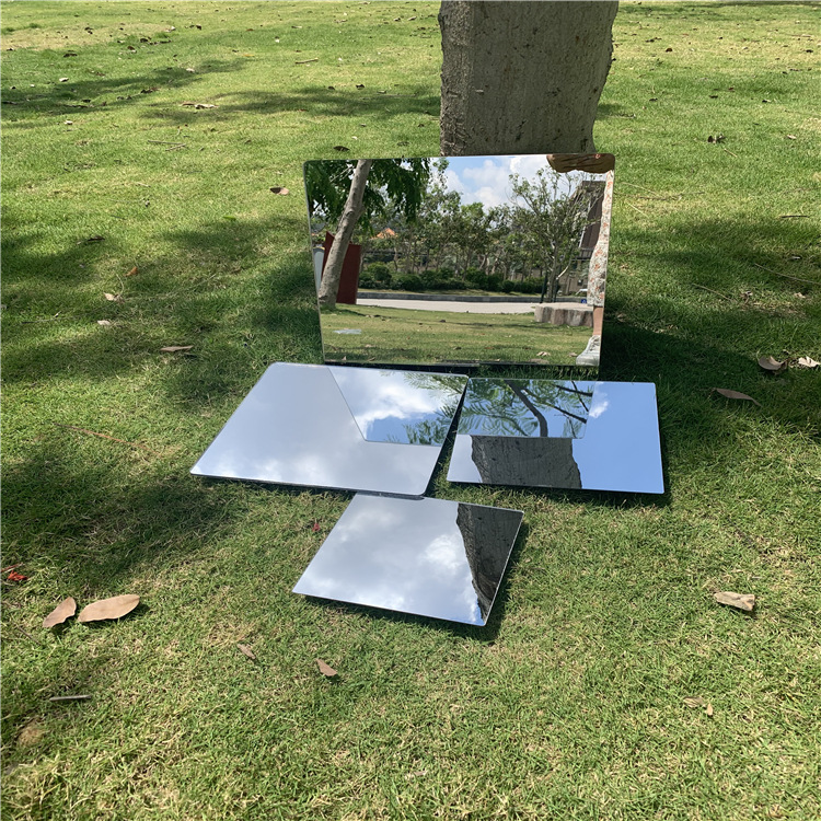 镜片银色镜面镜子有机玻璃镜片银色亚克力镜片 4mm厚亚克力银色镜