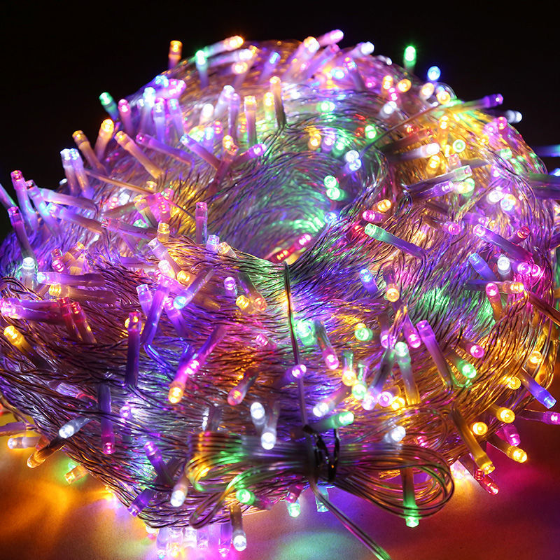 氛围灯串led小彩灯闪灯串灯满天星变色户外工程亮化房间装饰灯
