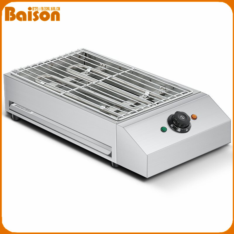 百胜bs-280电烧烤炉家用无烟电烤炉烤串机烧烤肉机家庭聚会