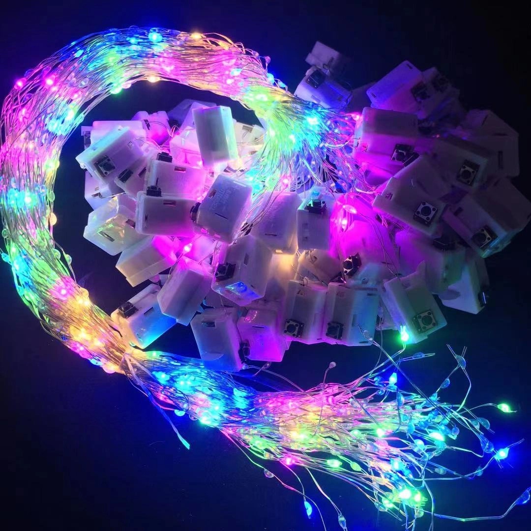 LED Flash Cross-Border Copper Wire Small Lighting Chain Colored Lights Gift Box Light Strip Decoration XINGX Light Cable String Wholesale