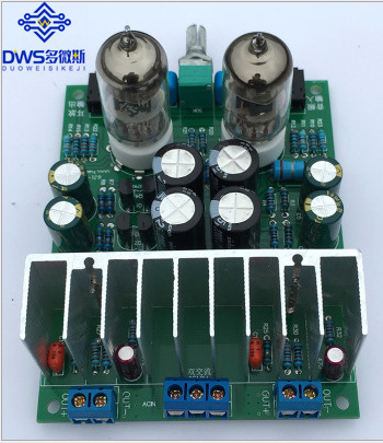 hifi发烧6j1电子管前级推lm1875t小功放机胆机功放板耳放diy套件