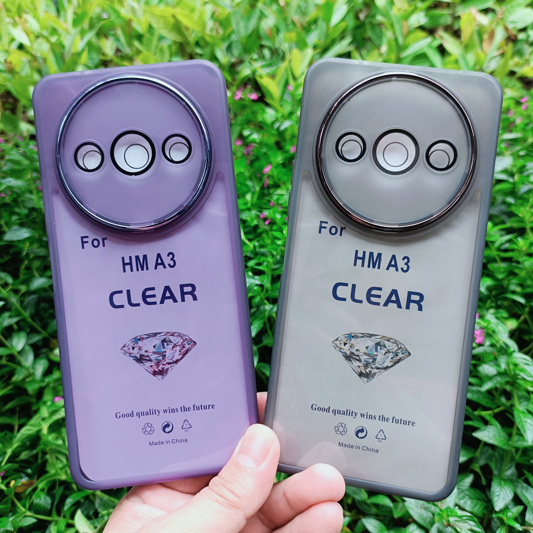 魅瞳电镀镜头手机壳适用红米note12s透色tpu彩镜带pc镜头膜保护套