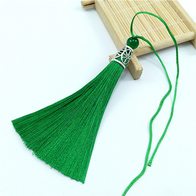 玉髓流苏穗子 diy手工中国结流苏挂穗包包抱枕流苏服饰辅料带珠穗