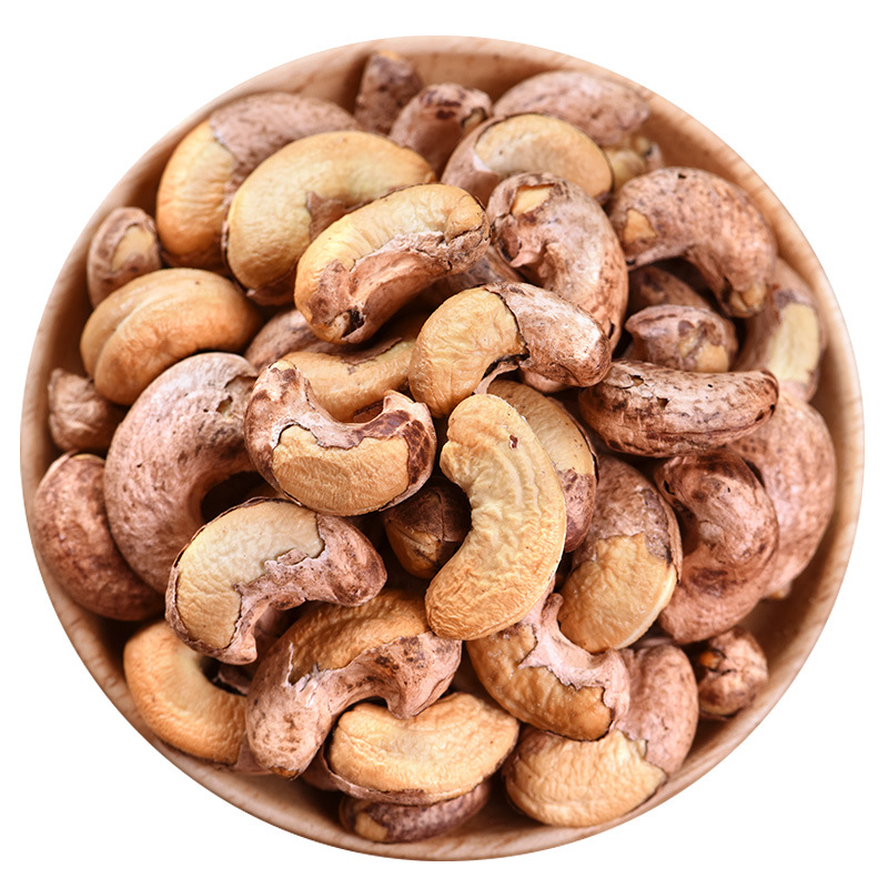 新疆腰果仁500g大颗粒盐焗腰果越南原装紫皮腰果炭烤散装原味