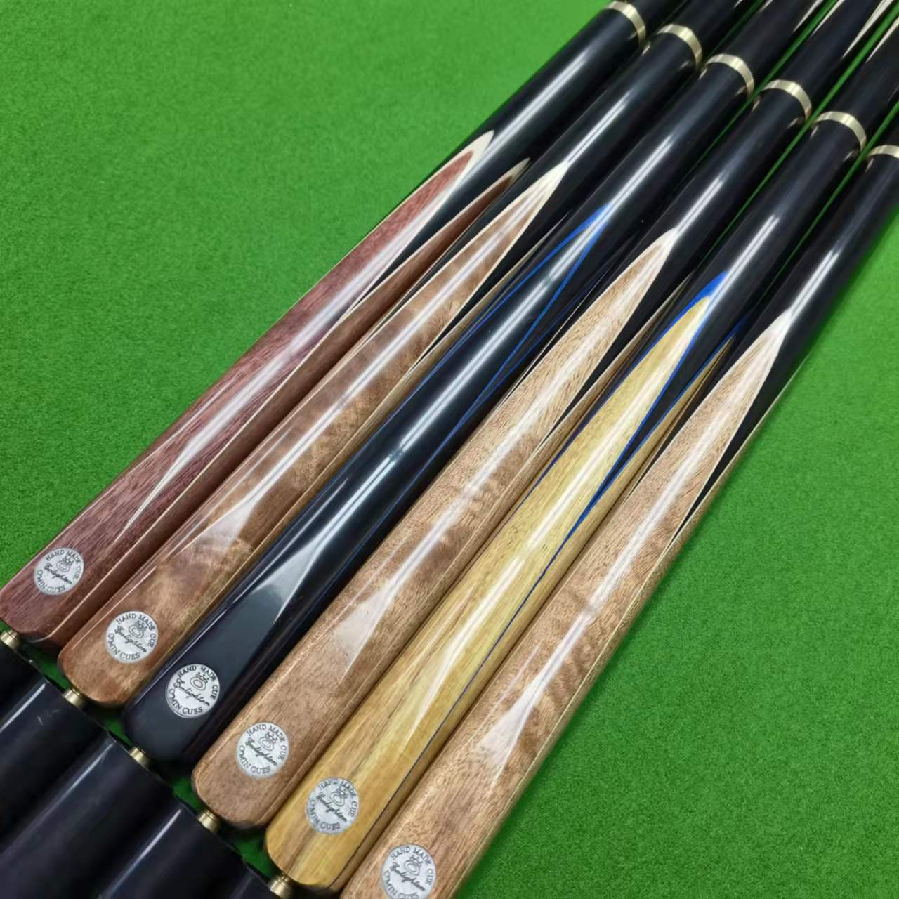 奥秘启蒙台球杆中式黑八四分之三球杆初级斯诺克小头杆会员台球杆