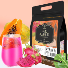 谯韵堂 木瓜火龙果茶300g/袋量贩装 冻干柠檬椰子火龙果 水果茶包