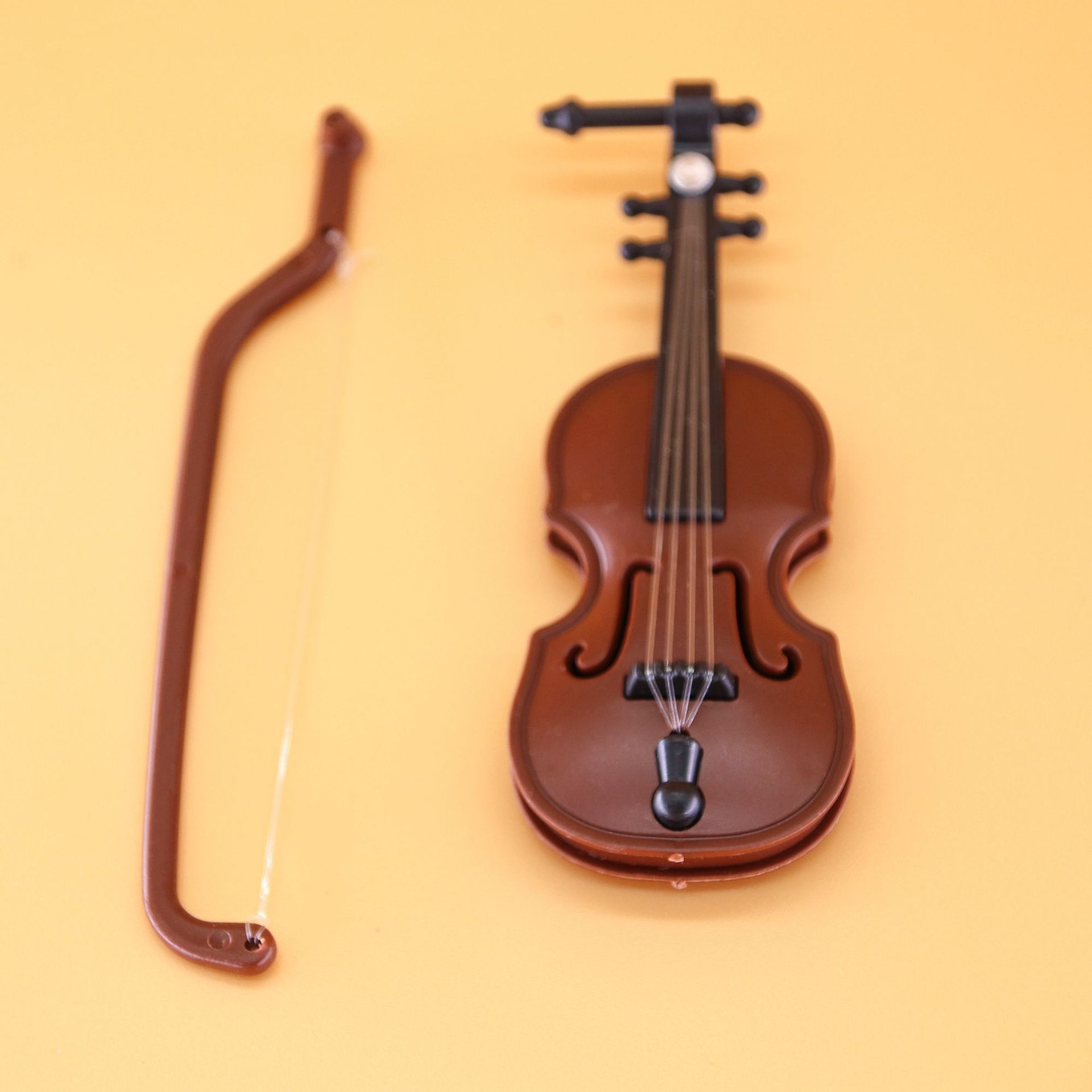 小提琴洋娃娃玩具配件6分一娃圣诞节日派对工艺品小孩过家家