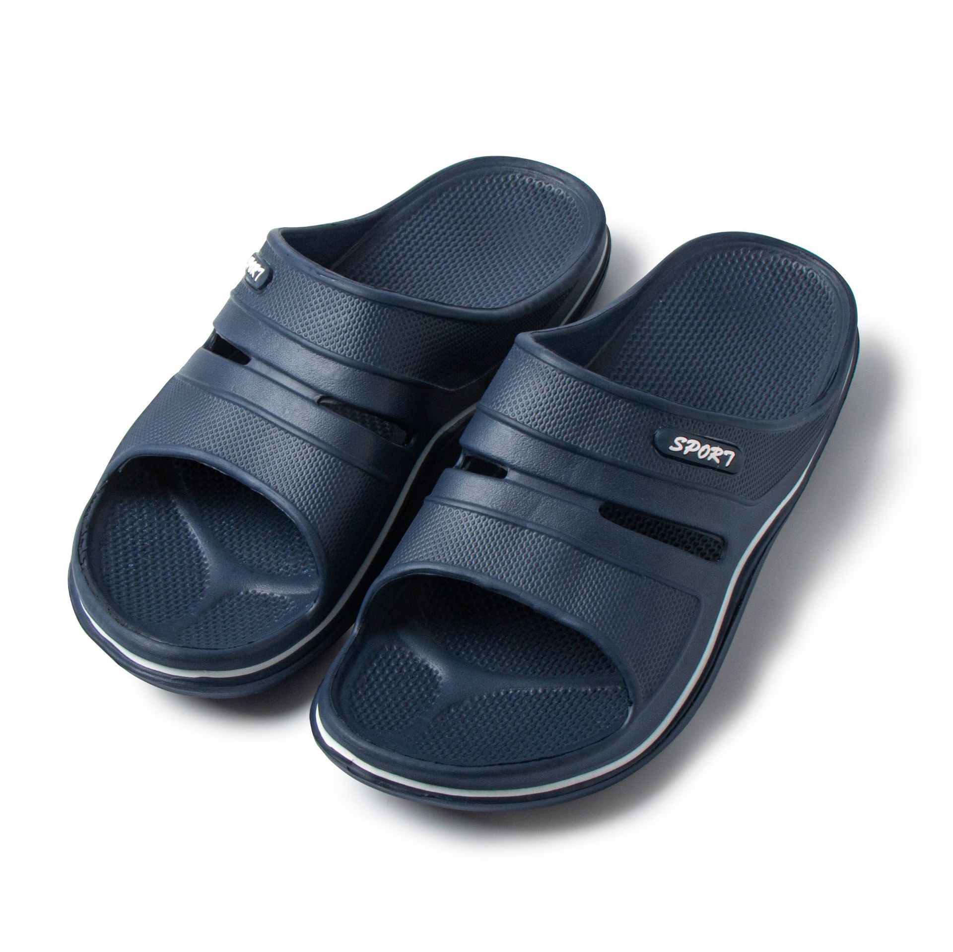 厂家直销新款拖鞋eva家居防滑软底凉拖鞋室内浴室男士一字拖