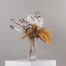 现代简约轻奢花艺摆件假花仿真花餐桌客厅样板间干燥花装饰花束套