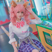 Fate/fate extella 玉藻前cosplay服学院装日常服假发鞋耳朵尾巴