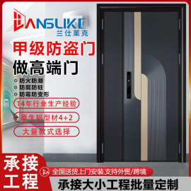 兰仕莱克入户防盗门进户门家用甲级子母门带智能锁一体安全门大门