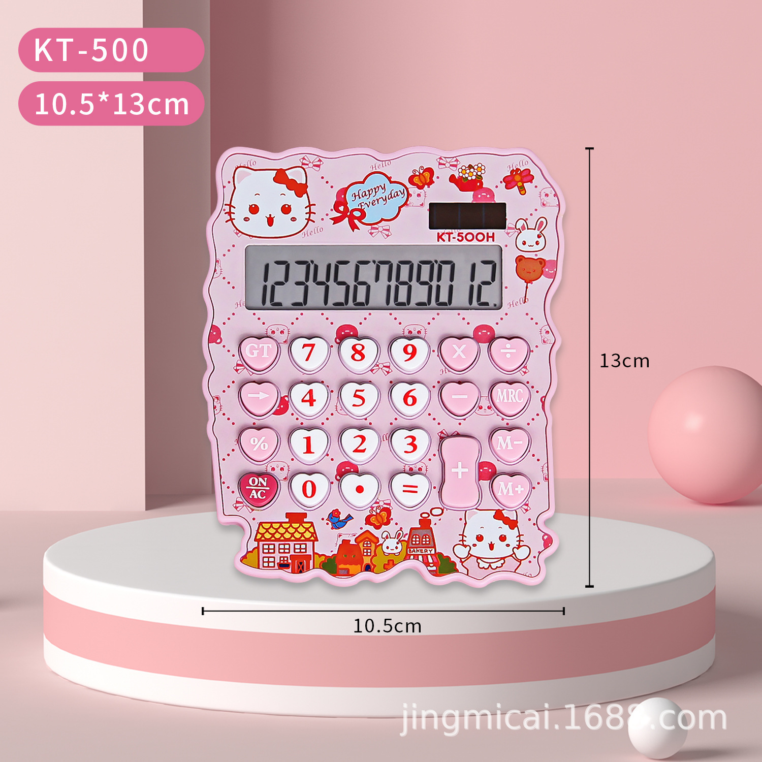 cartoon calculator jm-500kt calculator solar korean cute cartoon calculator for girls