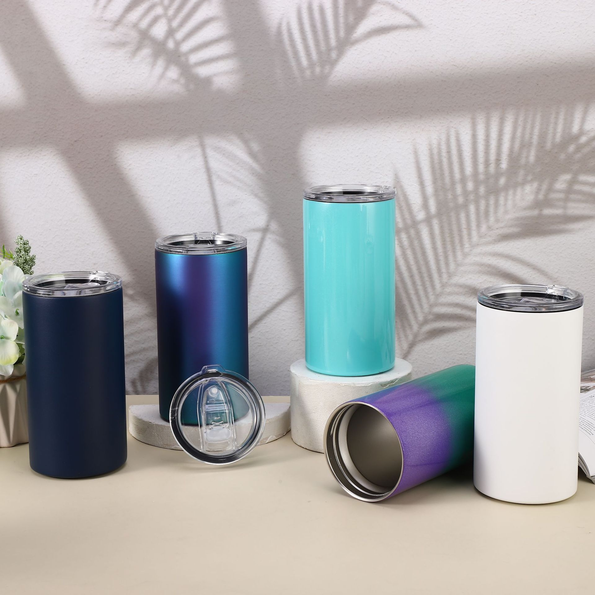 [Customized] Mini Small Pocket Portable Small Capacity Stainless Steel Vacuum Cup Water Cup Gradient Tumbler Water Cup