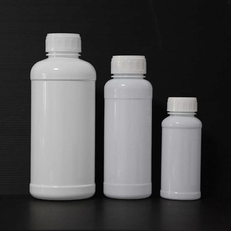 500ml塑料瓶白色500毫升pe空瓶子密封洗洁剂 化工分装瓶带盖 定制