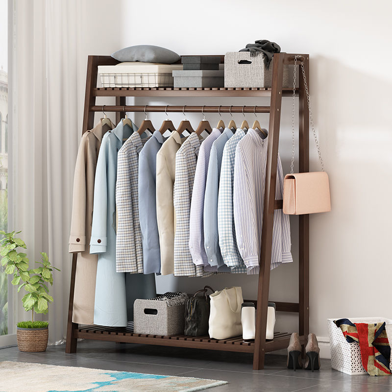 74成交6件轻奢衣帽架衣架落地卧室出租房公寓衣帽间置物架挂衣柜架