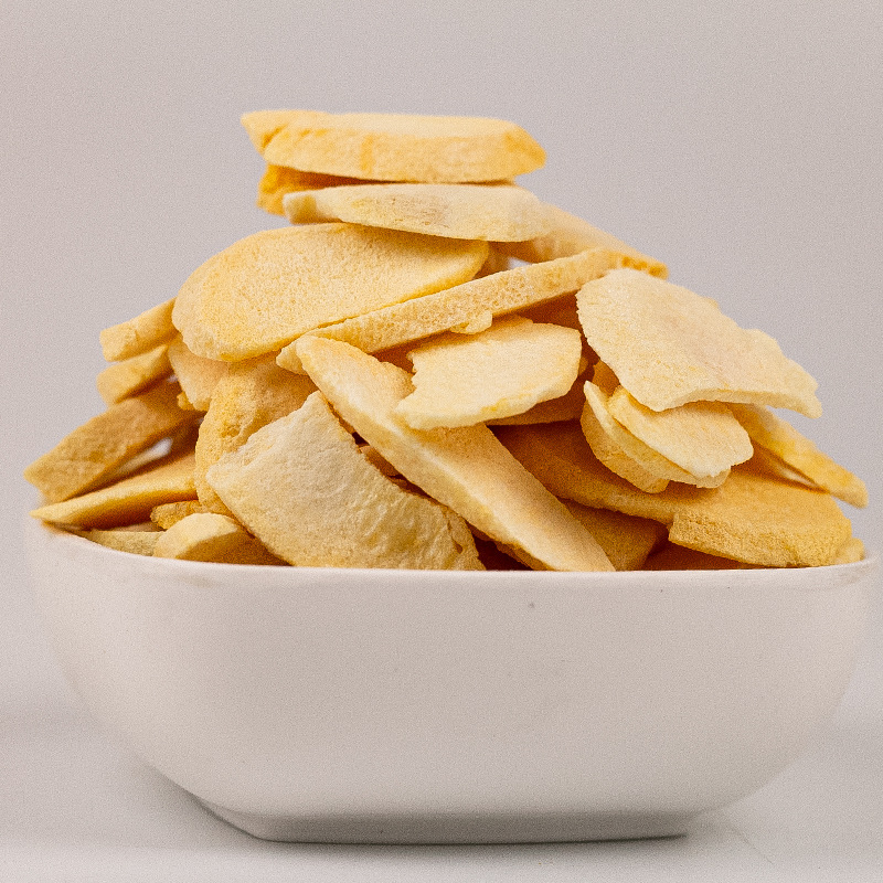 冻干黄桃干500g桃干脆片桃子块零食牛轧糖雪花酥原料整箱果干桃肉