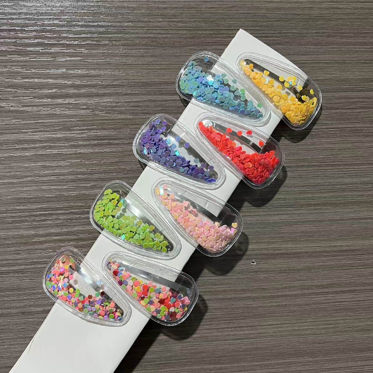 炫彩流沙发夹 刘海碎发bb夹儿童发夹可爱发卡边夹-阿里巴巴