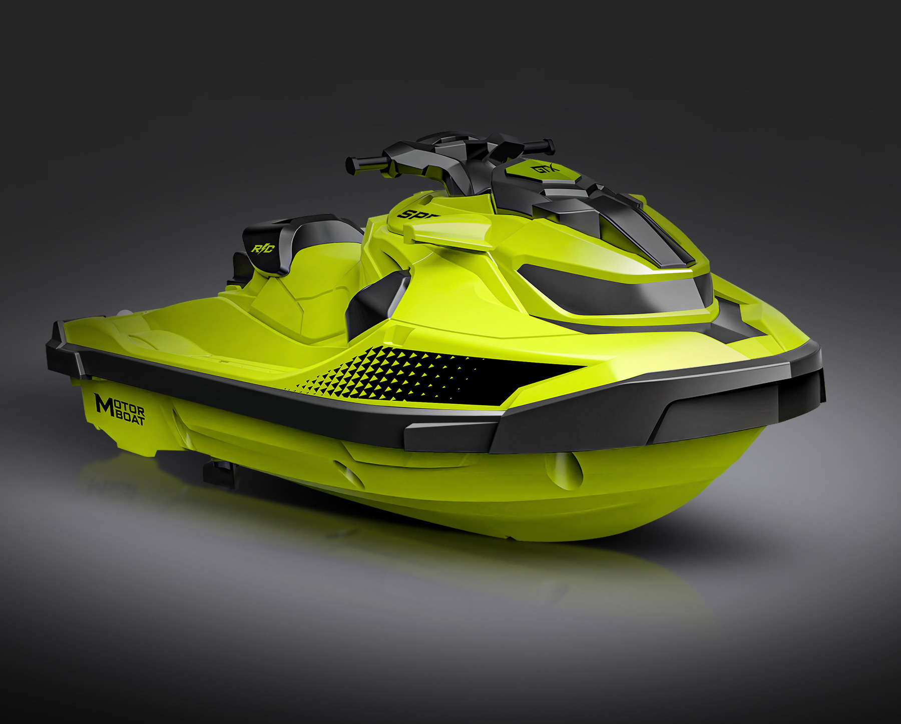 跨境儿童高速快艇遥控摩托艇2.4g航海水上赛艇飞船电动竞技玩具