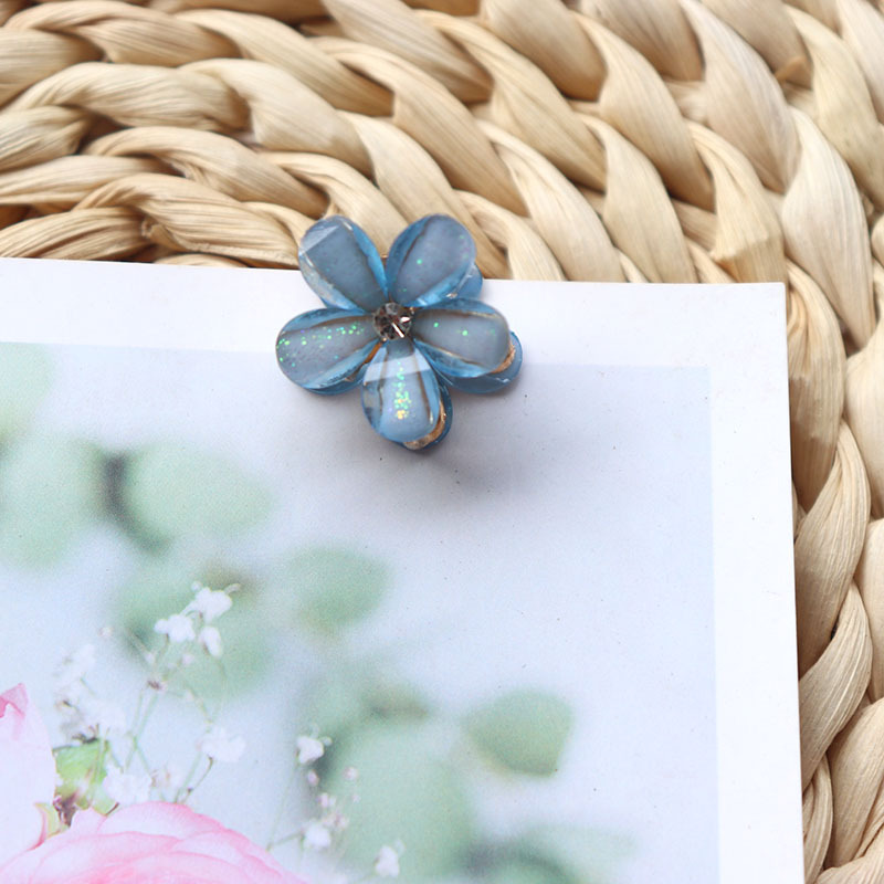 Mini Crystal Flowers Grip Sweet Headwear Side Clip Bangs Cropped Hair Clip Little Girl Hair Accessories Hair Clip Jaw Clip Grip Wholesale