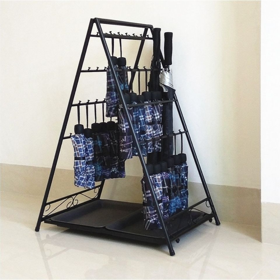 雨伞架收纳架家用酒店大堂商用雨伞桶教室门口放置神器挂放伞架子