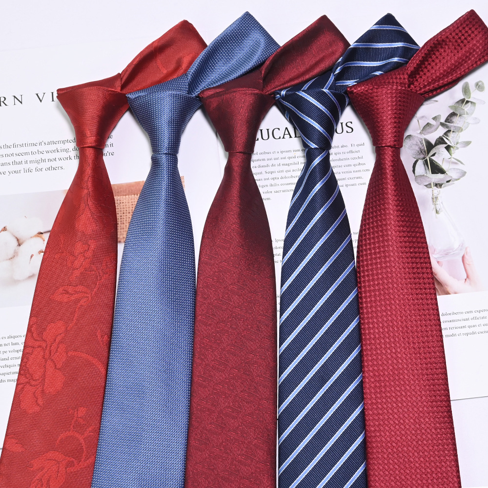 ins日系学院风格子女领带 皮筋免打结松紧带懒人jk领带女7cm批发-报价