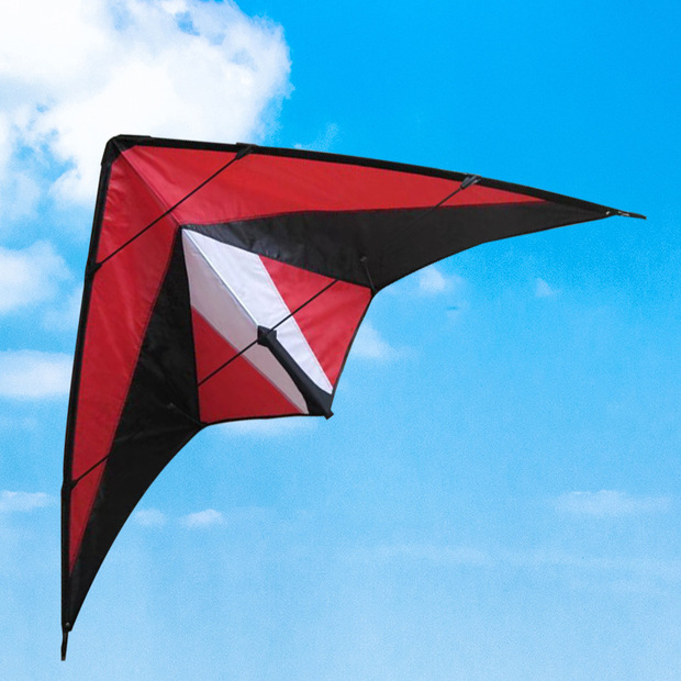 厂家定制双线风筝专业运动风筝特技风筝复线微风三角新款竞技批发