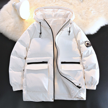 羽绒服冬季新款潮牌加厚保暖白鸭绒冬天袄子衣服冬装短款男士外套