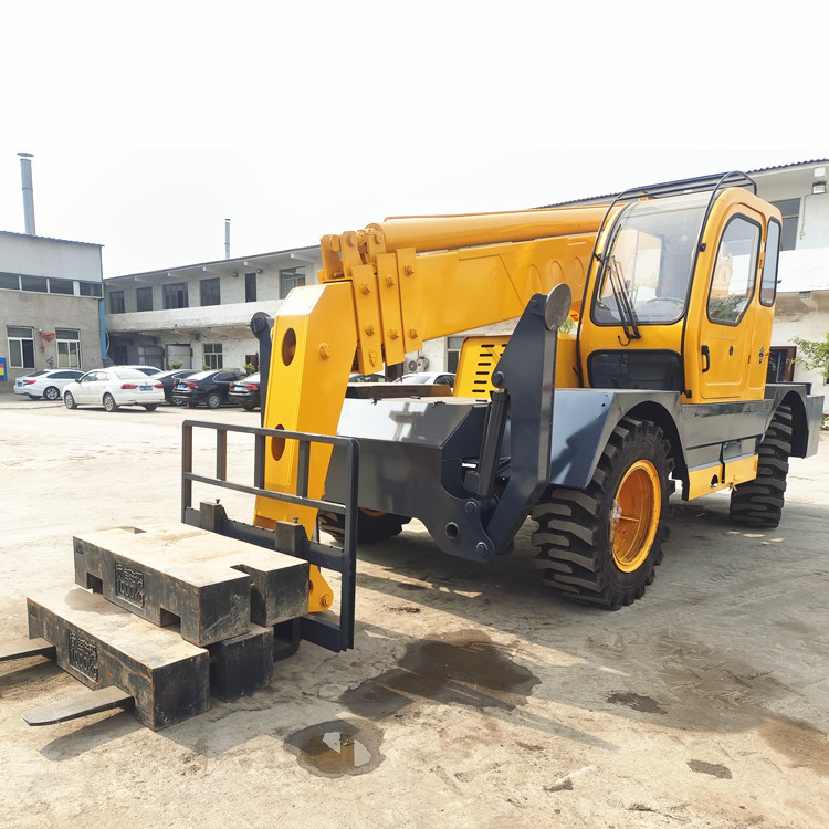 伸缩臂堆高机 厂家供应高举升越野叉车装载机定制 加长臂叉车