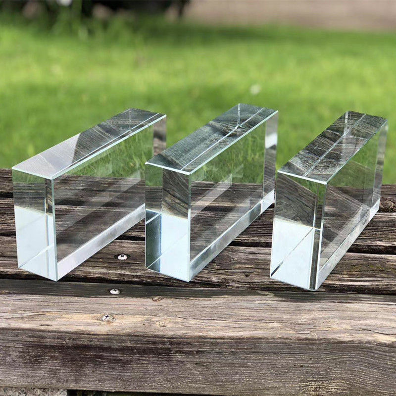 玻璃砖透明水晶砖实心长方形吧台玄关不透影墙砖酒店卫生间隔断