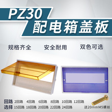 配电箱盖板空开强电箱塑料面板PZ30透明盖墙壁盖空开盒配套罩
